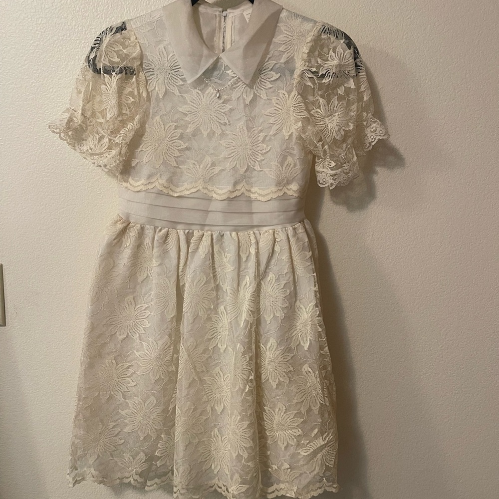 Vintage ILGWA Lace Kids Dress made in USA